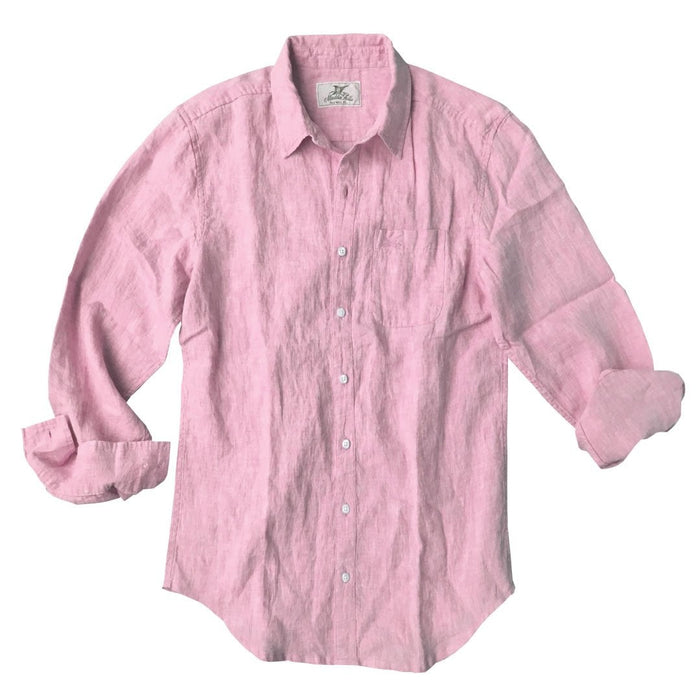 Men's Long Sleeve Linen Shirt | Madda Fella