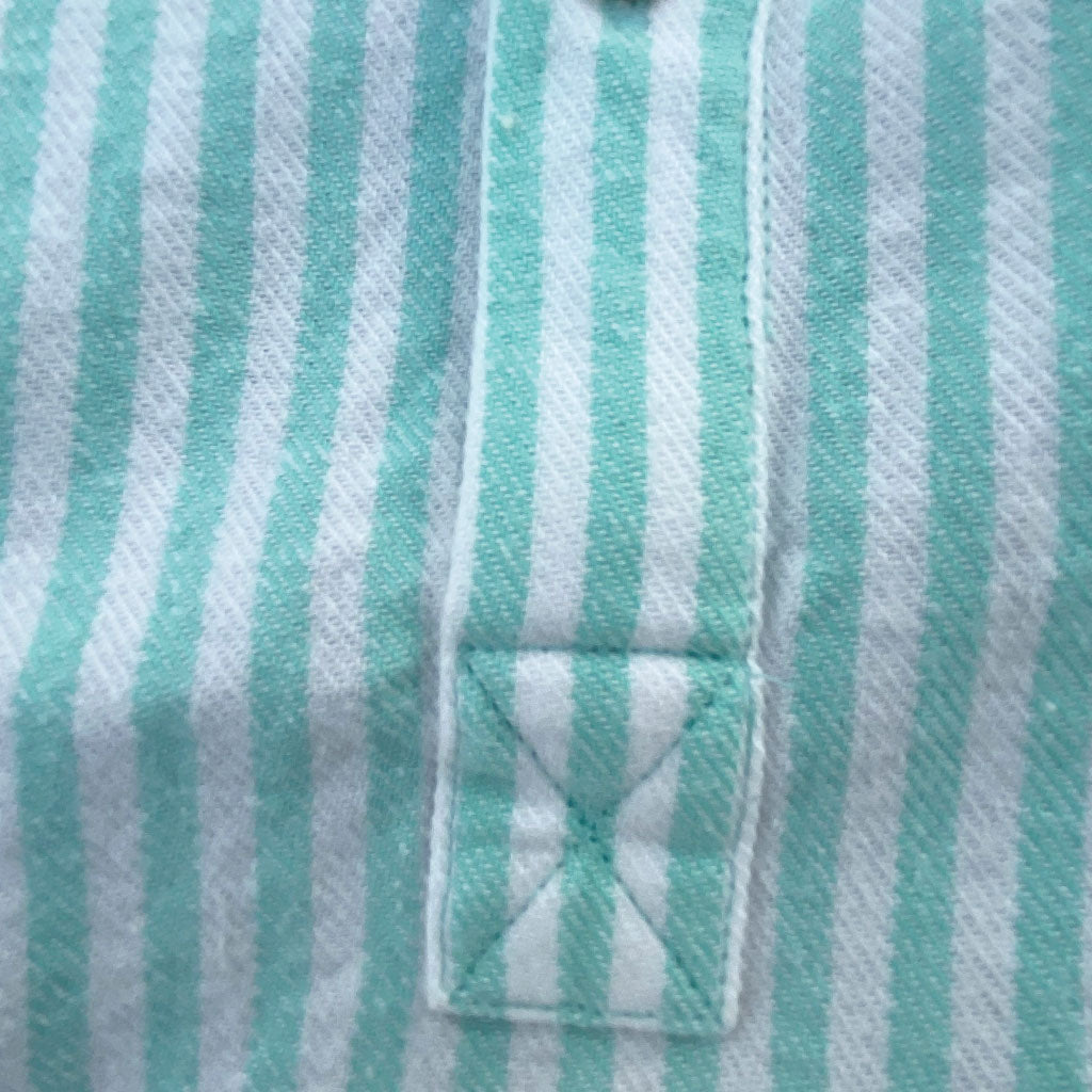 Beach Glass/White Stripe