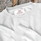 Canvas ++ mens lightweight sweater in white