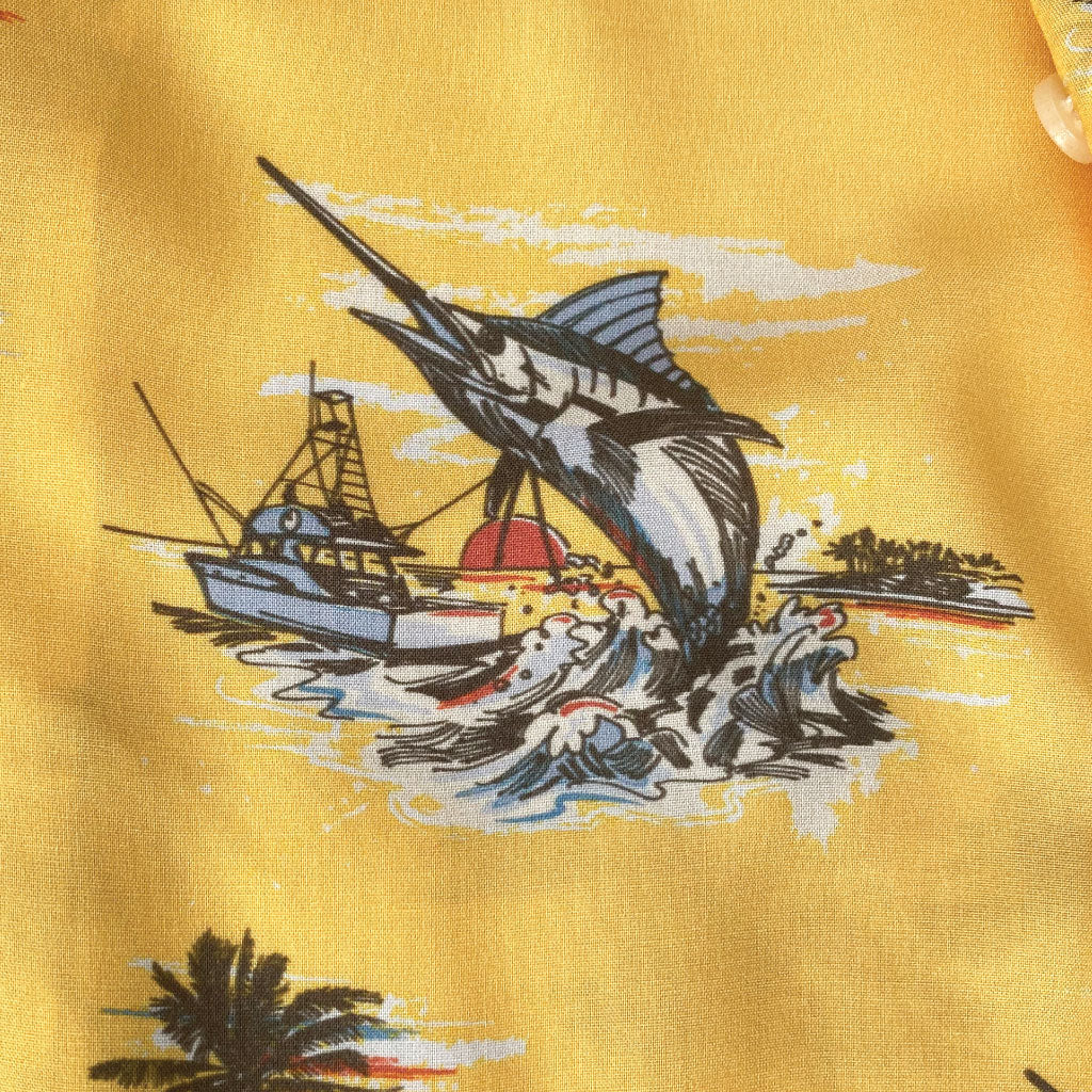 Vintage Marlin Camp Shirt