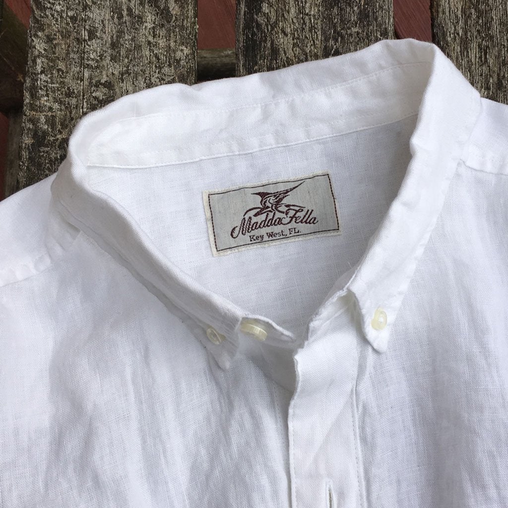 Light Weight/Sail White ++ mens white button down linen shirt