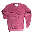 Red Mahogany ++ mens red crew neck sweater