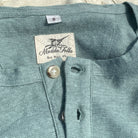 Bottle Green ++ henley shirt buttons