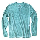 Sea Green ++ sea foam green mens henley shirt