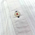 Sail White/Coral Accent ++ white button down