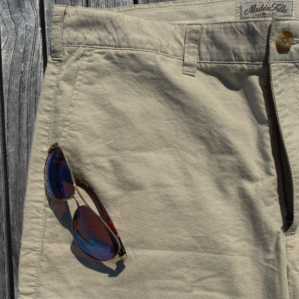 Khaki ++ mens khaki oxford shorts