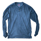 India Ink ++ dark blue mens henley shirt