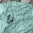 Sea Green ++ sea foam green mens henley shirt