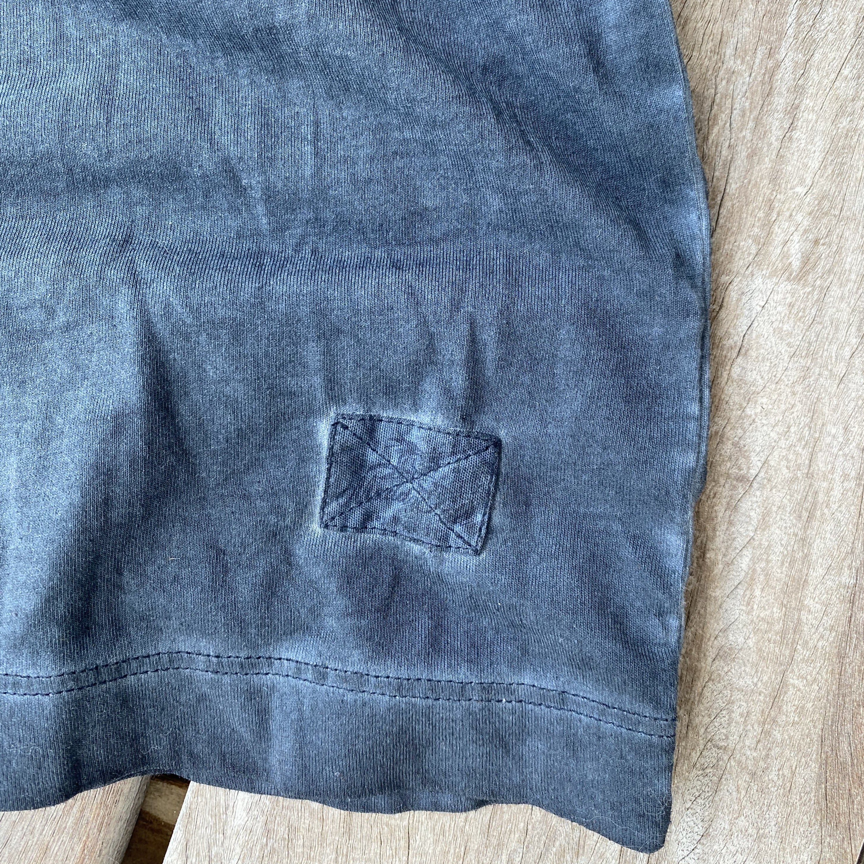 India Ink ++ dark blue mens henley shirt