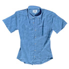 Marine ++ marine blue men's linen shirt