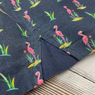 Flamingo Print - 11in Inseam ++ flamingo print blue mens shorts