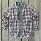 Trade Winds Plaid ++ mens plaid linen shirt