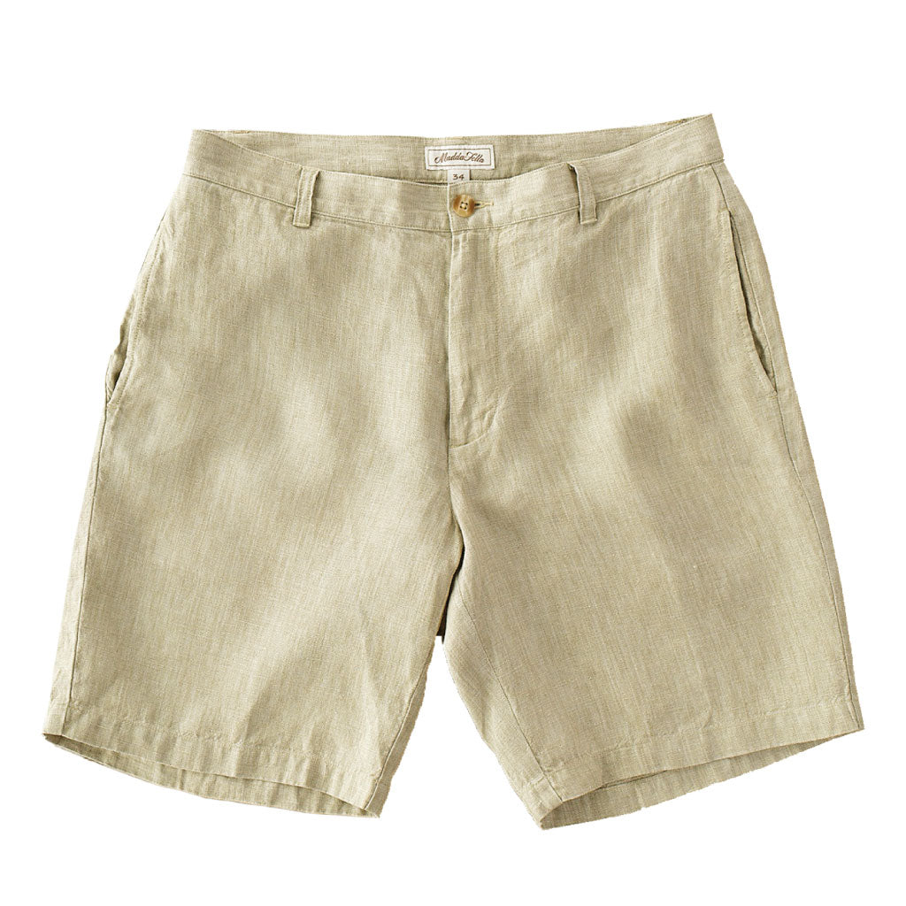 President’s Bermuda Tripoli Linen Embroidered Shorts cheapest - Khaki